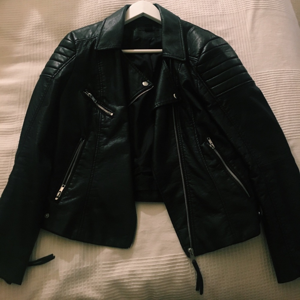 Women’s Black Leather Jacket